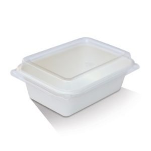 PET lid to suit 16oz Sugarcane Tray